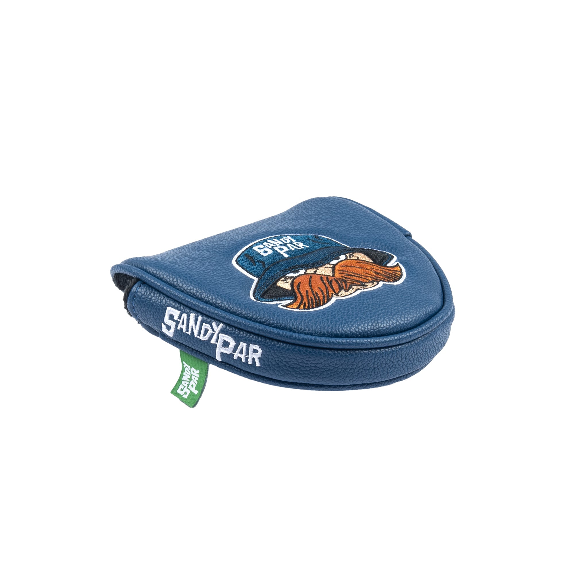 Sandy Par Oversized Mallet Putter Cover (Blue / Burnt Orange)