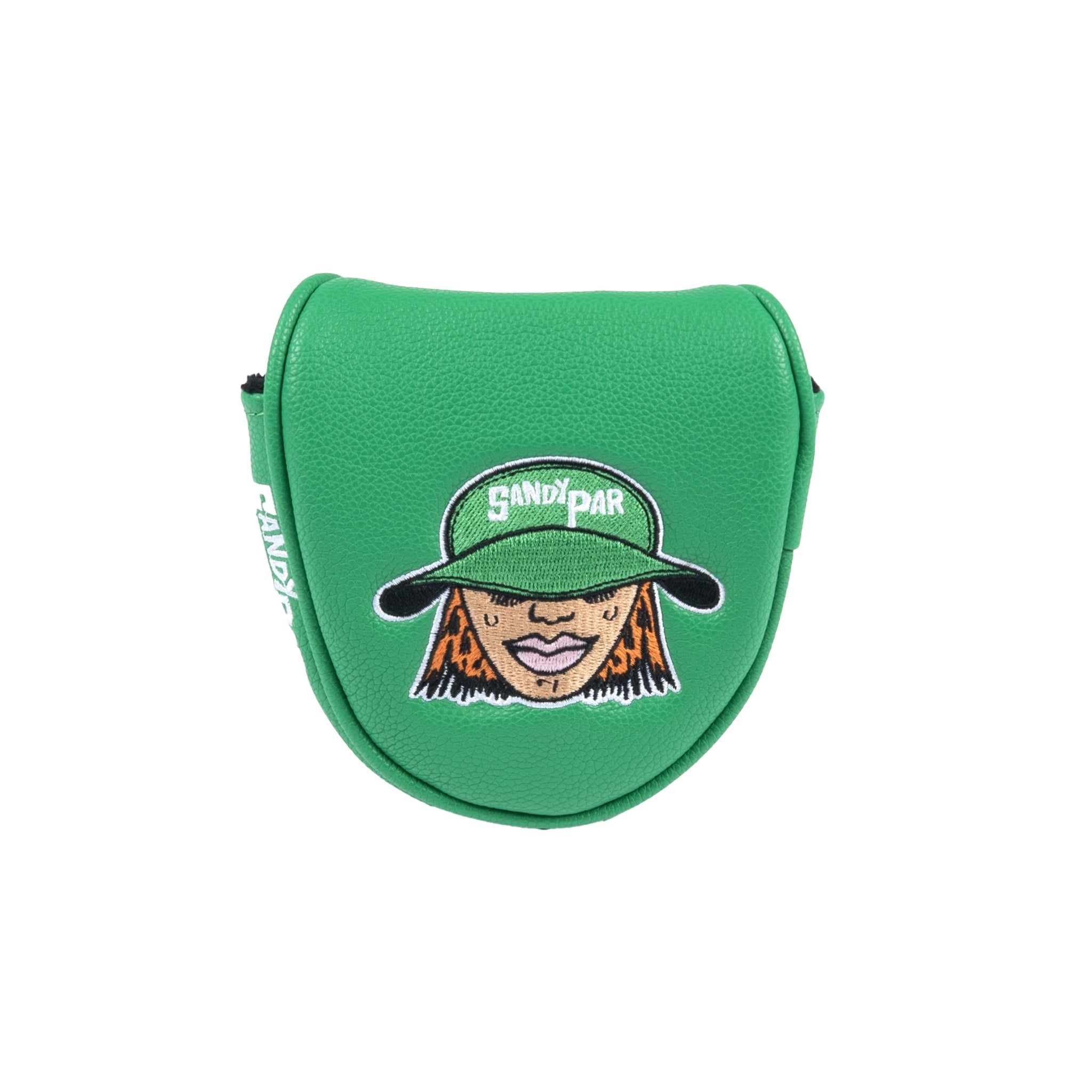 Sandy Par Oversized Mallet Putter Cover (Green / Burnt Orange)