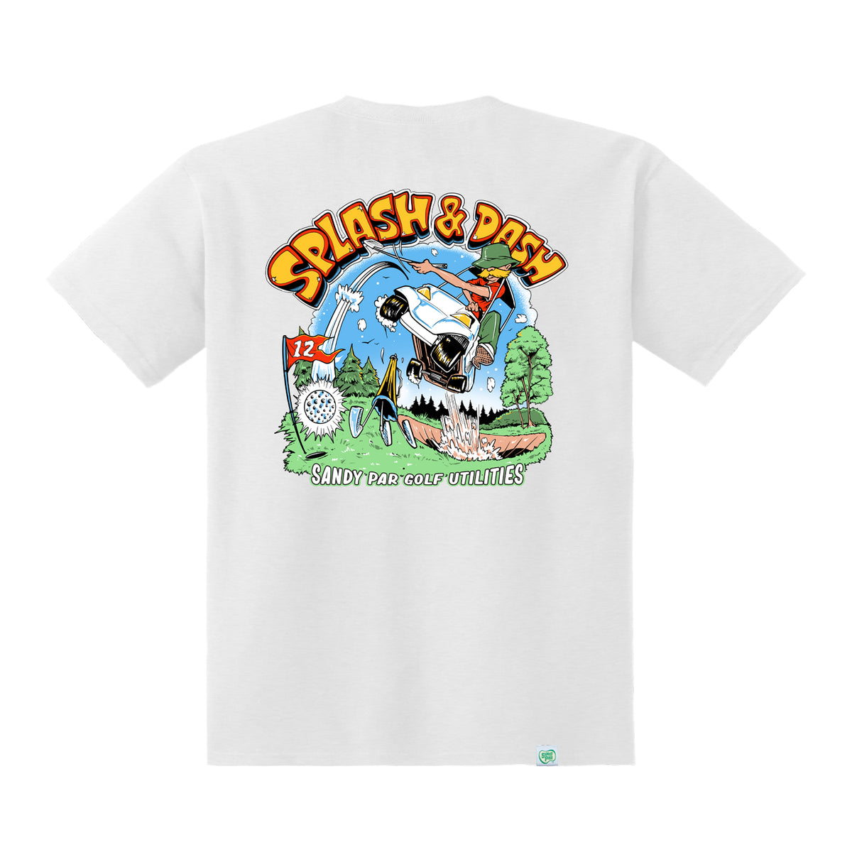 【DISCOVERY】Presevent washing splash graphic t-shirt/追跡付 SP24-SP-Tee-