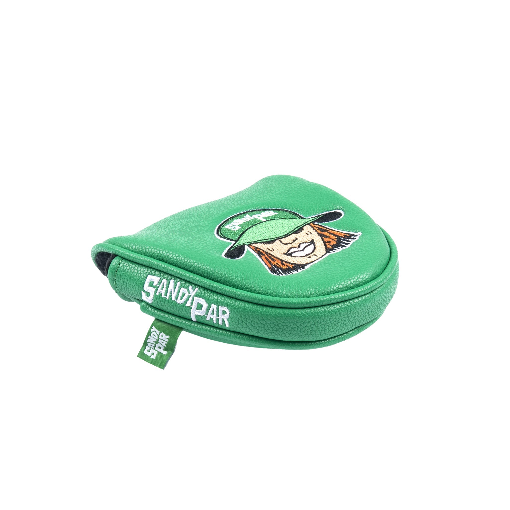 Sandy Par Oversized Mallet Putter Cover (Green / Burnt Orange)