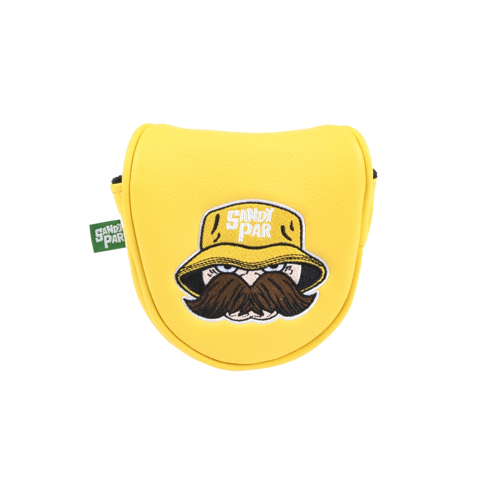 Sandy Par Oversized Mallet Putter Cover (Yellow / Brown)